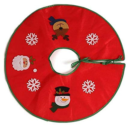 Natale Albero Gonna Gonne per Alberi di Natale Panno di Pizzo Tessuto Non Tessuto Coperta per Moquette Pavimento per La Casa Festa di Capodanno Accessori Decorativi D
