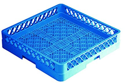 RO- Cestello universale per lavastoviglie in plastica, 50 x 50 cm, maglia sottile, impilabile, GN Norm