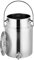 YMJOINMX 304 Edelstahl-Milchkanne mit Zapfhahn, 10 Liter, Metall, Wasser, Getränkespender, Milcheimer, Milcheimer für Milch, Wein, Öl