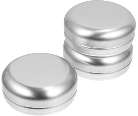 Portable Soeaker Round Metal Tin Box Soap Dish Sink Soap Holder Tray Travel Bathroom Storage Rack Drainer Container For Bathroom Kitchen Silver 3pcs Containers