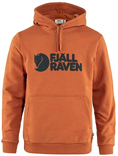 Fjallraven 84144-243 Fjällräven Logo Hoodie M Sweatshirt Men's Terracotta Brown Size M
