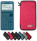 Casio Graph 25+E II avec Housse de Protection WYNGS Incluse Rose - Calculatrice Graphique - Pack de Base