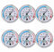 Hygrometer Innen Analog, Thermometer Aussen,13cm Thermometer und Hygrometer, Analoges Thermo-Hygrometer Geeignet für Häuser, Gewächshäuser, Gärten, Autos, Batteriefrei, 6 Stücke