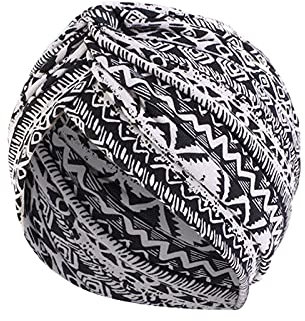 Zhiyao Damen Turban Elegant Kopftuch Mütze Beani, Haarausfall Krebs Chemo Hut I 2023