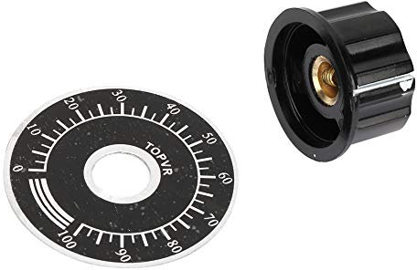 MF A03 Potentiometer Rändelknöpfe Lautstärkereglerkappe Digitale Zifferblattskalenplatte JTLB Zifferblattplatte Gitarrenknöpfe