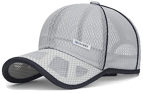 YAMEE Sommermütze Herren Baseball Cap Sommer Mesh,Basecap Damen Baseballmütze Sommer Sonnenhut Sommercap Einstellbare Atmungsaktives (Kappenumfang: 56-60cm)