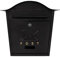 Assorted Collections Wall Mounted Post Box Classic Design Large Letterbox Lockable 2 Keys Weatherproof Easy To Install - Black, 35.5 x 26 x 10 cms