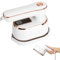 Mini Steam Iron, 1000W Foldable Handheld Travel Steam Iron, Travel Iron 20s Fast Heat Up, Portable Steamer Iron for Home and Travel, 100ml Water Tank (White)