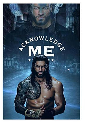WWE Roman Reigns Professionelles Wrestler-Poster, Leinwand-Poster, Schlafzimmer-Dekor, Sportlandschaft, Büro, Raumdekoration, Geschenk, ungerahmt, 30 x 45 cm