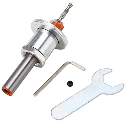 Tissting Punta per Trapano Svasatore con Arresto di Profondità Regolabile, 2,8 X 10 mm Acciaio Legato Punte per Trapano con Codolo Tondo da 8 mm, Conico Punte per Svasatore per la Lavorazione