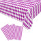 3 Pièces Nappe Jetable Anti-Taches Tableau Vichy Rose Rouge et Blanc Nappe à Carreaux 130cm x 230 cm Rectangulaire Nappe Plastique pour fête Noël Mariage Pique-Nique Anniversaire Décorations Halloween