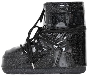 MOON BOOT Icon Glow Glow Damen Stiefeletten Schwarz, Schwarz , 37 EU