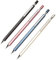 Pencils 1 Pcs Mechanical Pencils Metal Rod Mechanical Pencil Office Press Metal Frosted Rod Activity Graphite Pencil Student Stationery (0.7mm Rose Gold)