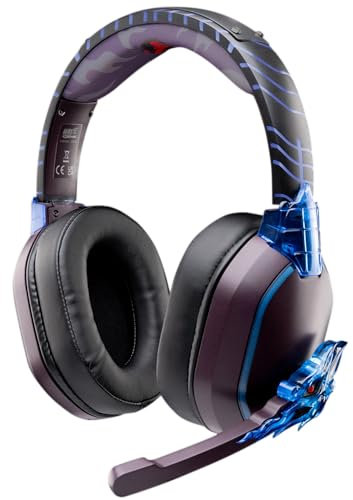 Lexip x Tsume - Casque Naruto Shippuden Madara - Prise Audio USB C - Commandes de contrôle du Volume et du Micro intégrées - Micro détachable - Bluetooth 5.1 - Compatible PC/Switch