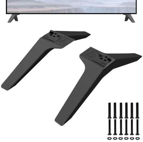 TV Legs for LG TV Replacement Stand Legs for 75UK6500 75UK6570 75UM7570PUB 82UM8070 86UK6500 86UK7570PUB 86UM80 86UM8070AUB 86UN8570AUD Table Top TV Pedestal Feet with Screws