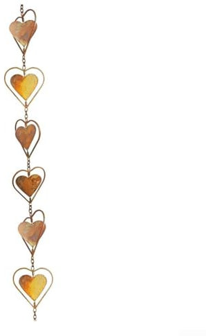 Praktische und stilvolle Kupfer-Regenkette, perfekter Ersatz für Fallrohre (love)