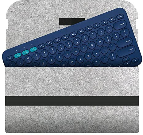 alloneslife Tastatur-Aufbewahrungstasche aus Wollfilz für K380 K480 Tastatur-Hülle, modisch
