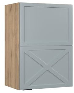 Vicco Hängeschrank Fame-Line, hängender Küchenschrank, Hellblau-grau, 50 cm