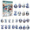 2024 Drache, Baby Drache Weihnachten, Baby Born Adventskalender 20 4 Tag Weihnachten Countdown Kalender mit 2D Flach Acryl Baby Drachen Anhänger für Kinder Erwachsene