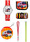 Brecjon großes 6tlg Geschenk Set Feuerwehr Kinder Armbanduhr Geldbörse Schlüsselband Display Schutz Motivdose 2 Armbänder 7426