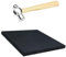 LNGJIN Mini martello, 15 cm, per la creazione di gioielli, mini martello, mini martello a sfera, martello a sfera, mini martello con blocco in gomma per la creazione di gioielli, fai da te