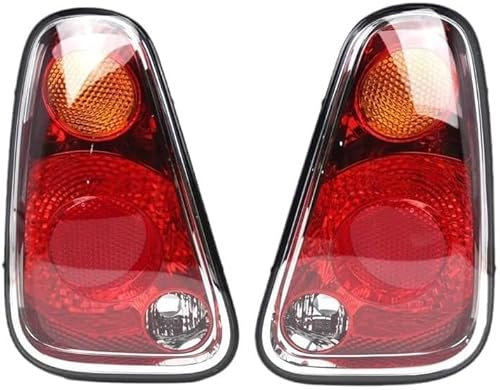 TIUEO Auto Rückleuchte für Mini R50 R52 R53 2005-2008 63217166955 Rückleuchten Bremslicht Heckleuchte Hintere Bremsleuchte Äußeres Rücklicht Schlussleuchte Montage Auto Zubehör,1 pai