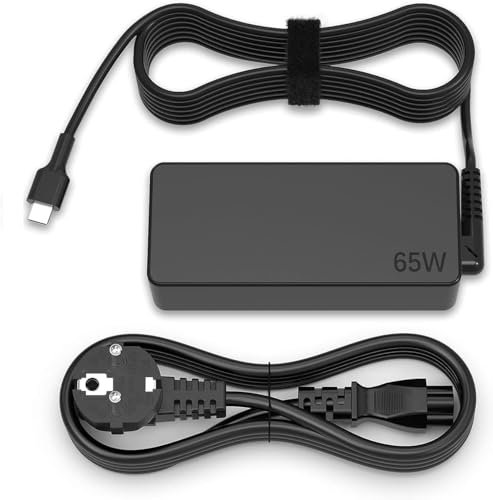 BIUBOTY 65W USB C Netzteil ladekabel Laptop für Lenovo Acer HP Dell Asus Samsung Huawei Matebook Chromebook Type C Ladegerät PC Adapter
