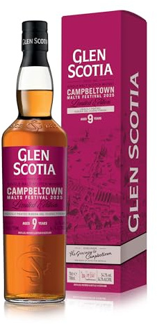Glen Scotia 9 Jahre Campbeltown Malts Festival 2025 0,7 Liter 54,3% Vol