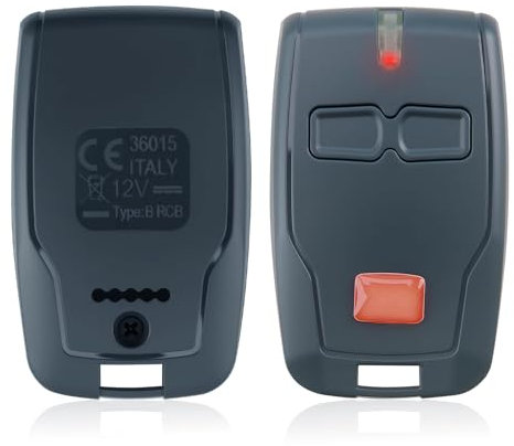 Mando a Distancia para Garaje BFT Mitto 2, 433.92mhz para Puertas Automáticas, 2 Canales Rolling Code, Control Remoto Universal para BFT Mitto 2, Ghibli, Kleio, TRC 2, RCB04, Diseño Ergonómico