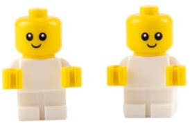 Lego® City Baby-Zwillinge Minifiguren – 2 Mini-Babys für Spielsets & Sammlung | Ideal zum Ergänzen