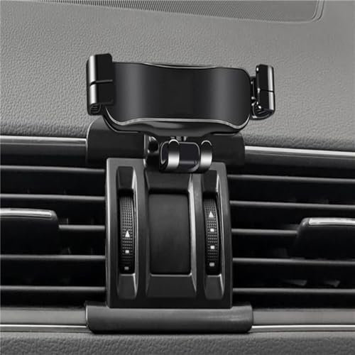 LLL6zzzK Car Soporte Móvil Coche para Mercedes Benz CL Coupe CL500 CL550 CL600 CL63,Soporte Móvil para Coche Antivibración con Brazo Ajustable y Giro de 360°,A-Black