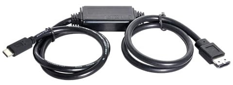 Powereds Type C To ESATA Adapters Cable Supports 5Gbps Transmission External Hard Drive Connection With Builts In Power Output Fast Speed USB C To ESATA Converters Cable