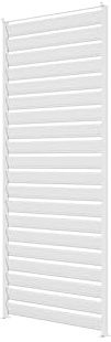 Cazeboo Brise-Vue pergola Piana 92 cm Lames persiennes Aluminium Blanc - Vento