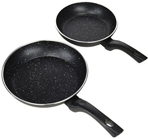 Jata SF12024 - Set 2 Sartenes Inducción Antiadherente 20/24 cm, Aluminio Forjado, Apta para Todas Cocinas Incluida Inducción, Libre PFOA, Antiadherente Stonite