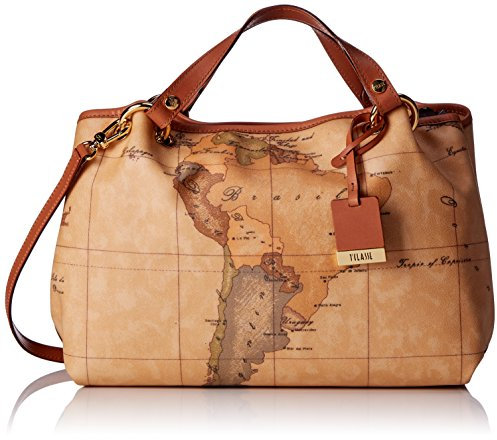 Alviero Martini 1a classe N148, Borsa a Mano Donna, Naturale, 38x24x12 cm (W x H x L)