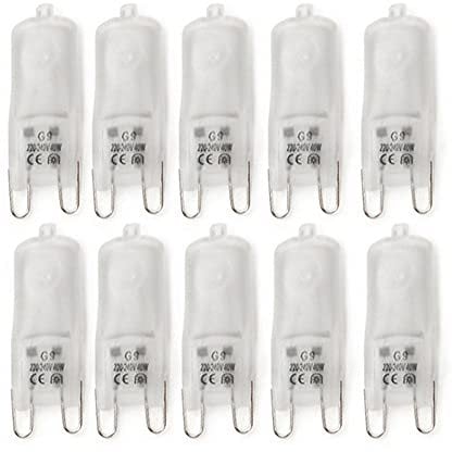 ShuoHui G9 Halogen Licht Leuchte Beleuchtung Lampe Warmweiss 40W 230V 2700K (10)
