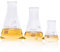 ULAB Scientific Narrow-Mouth Glass Erlenmeyer Flask Set, 3 Sizes 50ml 150ml 250ml, 3.3 Boro with Printed Graduation, UEF1001