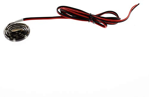 Seki Streifen 30cm 24V rot Innenraumbeleuchtung LKW Wohnwagen IP65 Spritzwassergeschützt 1 Meter Anschlussleitung LED-Leuchtmittel, Kunststoff, 1.4 W