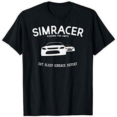 Herren Simracer sim racing für Fans von Rennspielen T-Shirt