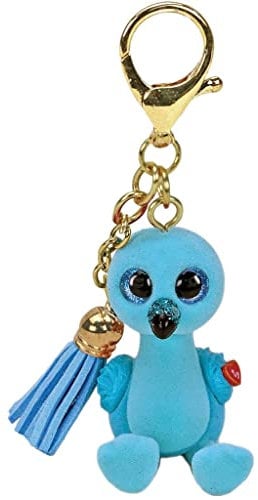 TY - Mini Boo's Clip Flamant William, Porte-Clés - 9 CM