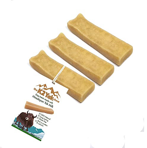 the K2 Yak chew Dog Treats 100% Natural and Long Lasting (Small x 3 (three))