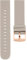 Oozoo Ersatzarmband Uhr 20mm Silikon - Taupe mit roségoldenem Verschluss - Silikonarmband 20mm für Armbanduhren - Ersatzarmband Uhr Damen & Herren - Uhrarmband 20mm Schnellwechselverschluss 419.20