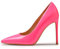 GENSHUO Scarpe Decolte Donna con Tacco a Spillo da 10 cm,Sexy Alto Tacco a Punta per Feste,Balli di Fine Anno,Matrimonio con Tacco a Spillo,Rosa Fluo,Taglia 37.5 EU