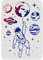 FINGERINSPIRE Pochoirs Astronaute 29.7x21cm Plastique Thème de l'Espace Dessin Peinture Pochoirs Planète Terre Étoile Motif Pochoirs Muraux Pochoirs Réutilisables pour Peinture