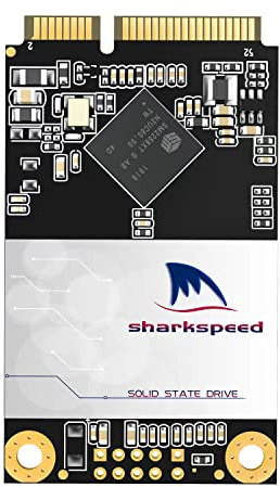 SSD mSATA 128GB Sharkspeed Plus Internes Mini SATA SSD-Laufwerk,3D NAND Festplatte intern Hohe Leistung Solid State Drive für Mini PC,Notebooks,Tablets,PC(128GB mSATA)