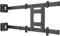 Meliconi Space System The Shape, Soporte de TV de Pared Inclinable, Soporte de TV de 55 a 82, Rotación 90°, Montaje VESA 200-300-400-600, Carga 70 Kg, Made in Italy, Negro