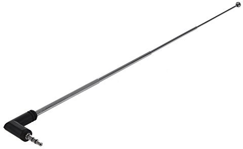 (R) 22,5 cm 4 sections télescopiques AM FM radio antenne 3,5 mm prise