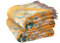 HOORDRY Boho Throw Blanket for Bed 100% Cotton Super Soft Floral Print Decorative Sofa Blanket，60×80 All Season Rustic Vintage Throw Suitable for Chair Bed Sofa Yellow & Green