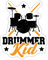 DesignsByJnk5 Sticker Unisex Schlagzeug | Drummer Kid Aufkleber Schlagzeug Spruch | Schlagzeuger lustige Sprüche Autoaufkleber Geschenkidee Schlagzeug