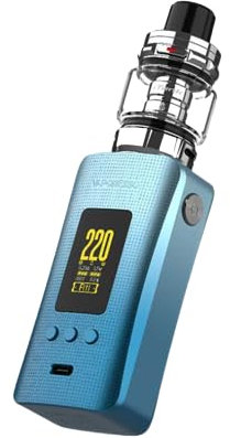 Gen 200 Itank 2 Kit For Vaporesso Coils, Lightest in Dual/Single Battery, Battery Not Included, TVDC, 2ml Cartridge No Nicotine, (Sky Blue)
